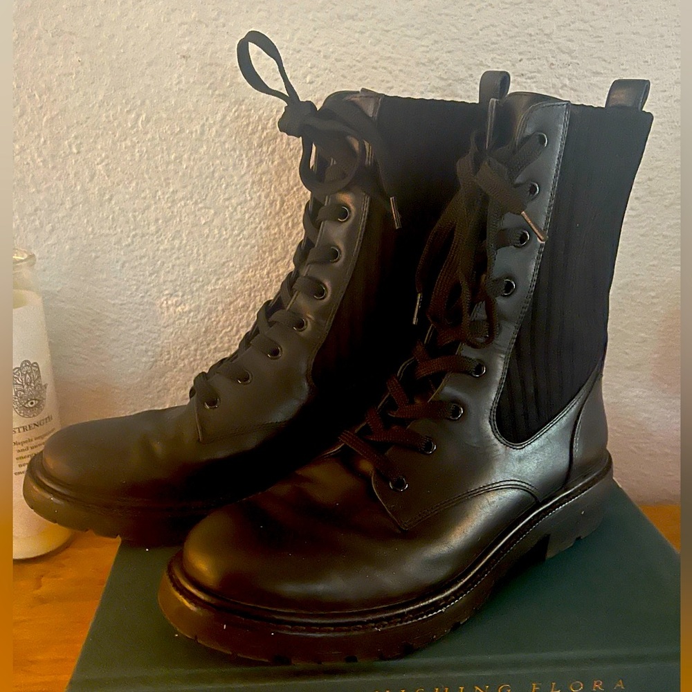 Sam Edelman combat boots